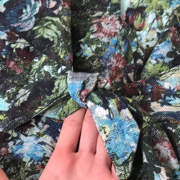 Eva Franco Watercolor Floral Dress - Picture 2 of 4